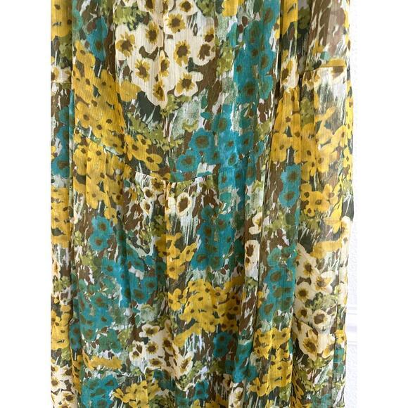Lily Maxi Skirt, Floral Pattern womens 3X - Picture 3 of 5